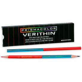 Prismacolor Verithin Colored Pencil Red Blue Lead Red Blue Barrel Dozen 2456