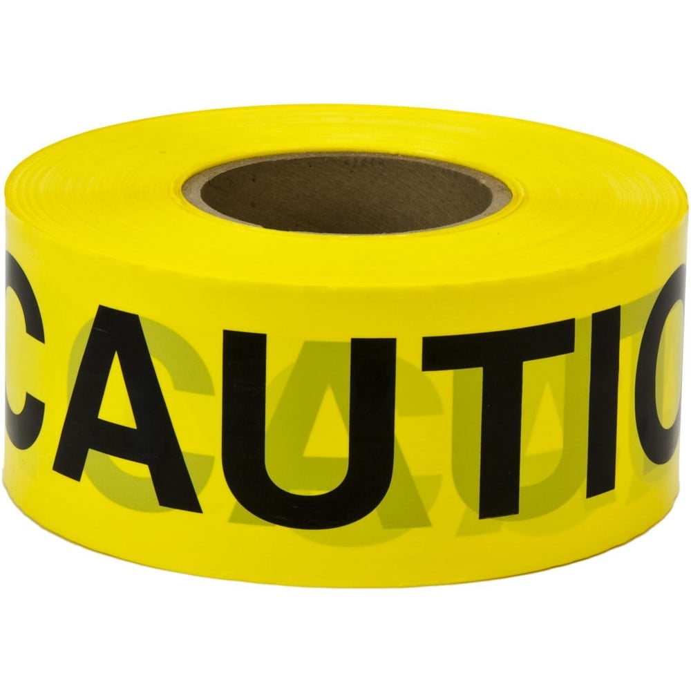 Barricade & Flagging Tape, Tape Type: Barricade , Legend: Caution , Material: Polyethylene , Thickness (mil): 2 , Overall Length: 1000.00ft  MPN:7000132906