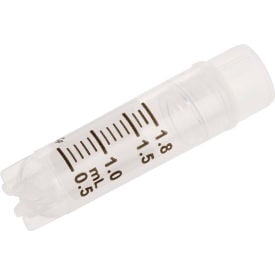 CELLTREAT® 1.8ml CF Cryogenic Vial Internal Thread Self-Standing Sterile 100/Case 229915