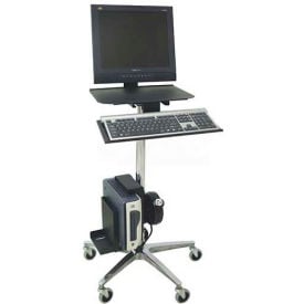 Omnimed® 350714 ERGO Computer Transport Stand with Cord Reel 350714