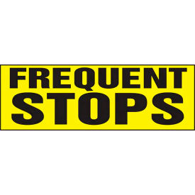 AccuformNMC™ Frequent Stops Truck Safety Sign Adh. Reflective Sheet 8
