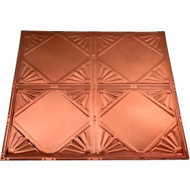 Great Lakes Tin Erie 2' X 2' Lay-in Tin Ceiling Tile in Penny Vein - Y56-05 Y56-05