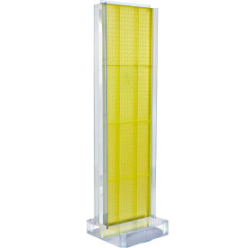 Approved 700778-YEL Two-Sided Pegboard Floor Display W/ Studio Base 17