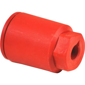 Hughes® Replacement Nozzle For Safety Showers Nylon Red NOZZLE