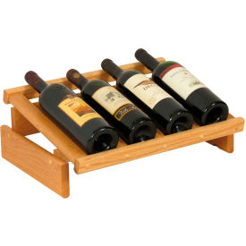 4 Bottle Dakota™ Wine Display Light Oak 6-1/2