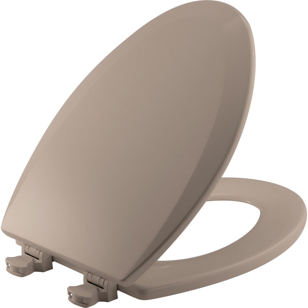 Toilet Seats, Type: Standard, Closed , Style: Elongated , Material: Enameled Wood , Color: Fawn Beige , Outside Width: 14.125in (Inch) MPN:1500EC 068