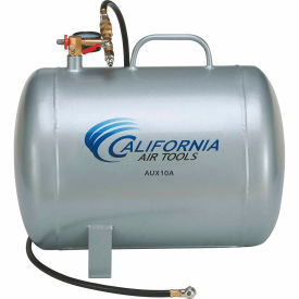 California Air Tools AUX10A 10 Gallon Lightweight(Rust Free) Portable Aluminum Air Tank Horizontal CAT-AUX10A