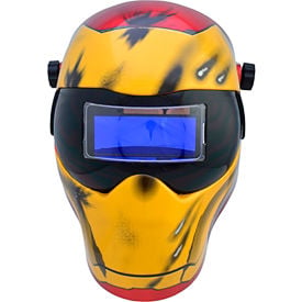 Marvel EFP I Auto-Darkening Welding Helmet 9-13 Variable Shade Iron Man Graphic 3012503