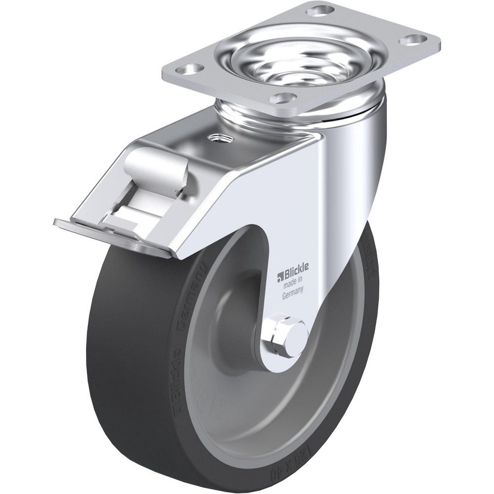 Top Plate Casters, Mount Type: Plate , Number of Wheels: 1.000 , Wheel Diameter (Inch): 4 , Wheel Material: Polyurethane , Wheel Width (Inch): 1-9/16  MPN:910363