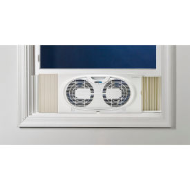 Lasko Twin Window Fan 2 Speed White W07350