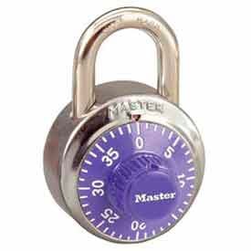 Master Lock® No. 1502PRP General Security Combo Padlock - Purple Dial 1502PRP