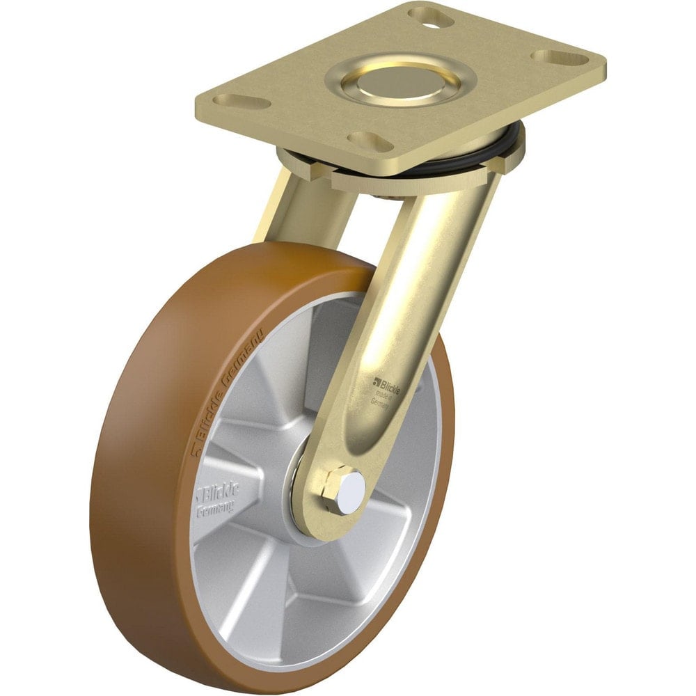 Top Plate Casters, Mount Type: Plate , Number of Wheels: 1.000 , Wheel Diameter (Inch): 6 , Wheel Material: Polyurethane , Wheel Width (Inch): 2  MPN:932134