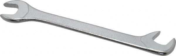 Extra Thin Open End Wrench: Double End Head, 7 mm, Double Ended MPN:34.7