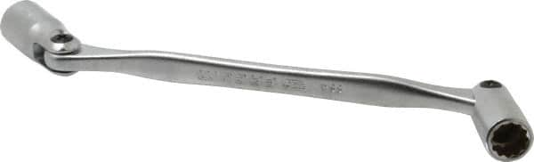 10 x 11mm, 12 Point, Satin Chrome Coated, Double Flex-End Socket Wrench MPN:66A.10X11