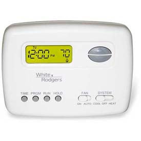 White-Rodgers™  Economy Single Stage (1H/1C) 5+2 Day Programmable Digital Thermostat 1F78-151 1F78-151