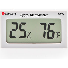 Triplett Hygro Thermometer Dual Display for Humidity/Temperature RHT12