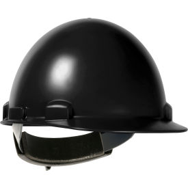 Stromboli Cap Style Dome Hard Hat ABS/Polycarbonate Shell 4-PT Suspension Rachet Adjustment Black 280-HP841SR-11