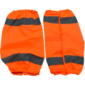 Petra Roc Waterproof Reflective Leggings Quick Closure ANSI Class E Hi-Viz Orange OSFA OOG-CE OOG-CE