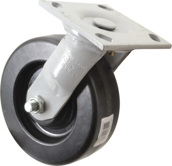 Swivel Top Plate Caster: Phenolic, 6