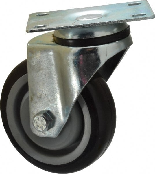 Swivel Top Plate Caster: Polyurethane, 4