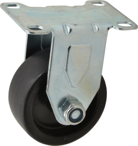 Rigid Top Plate Caster: Polyolefin, 3