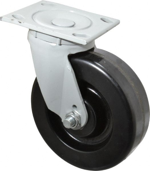 Swivel Top Plate Caster: Phenolic, 6