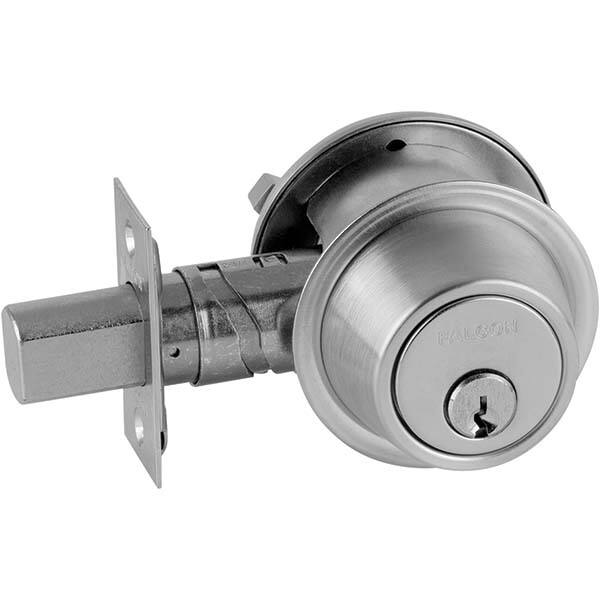 Deadbolts, Deadbolt Type: Single Cylinder , Lock Type: Single Cylinder , Finish: Satin Chrome , Hand Orientation: Non-Handed  MPN:D241CP6 626