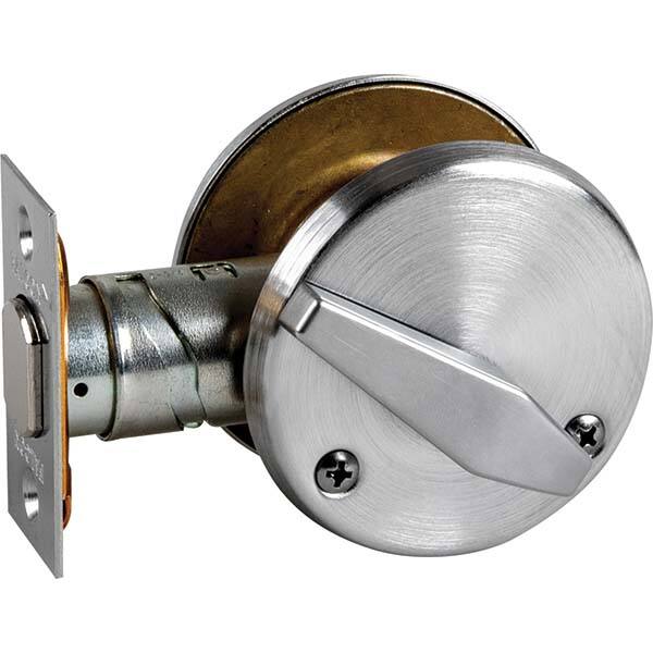 Deadbolts, Deadbolt Type: Thumb Turn, Inside Only , Lock Type: Single Cylinder , Finish: Satin Chrome , Hand Orientation: Non-Handed  MPN:D251 626 FALCON