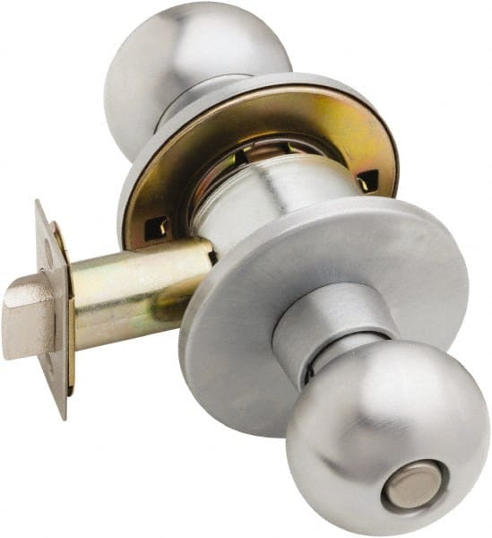 Satin Chrome Privacy Knob Lockset MPN:X301S HY 626