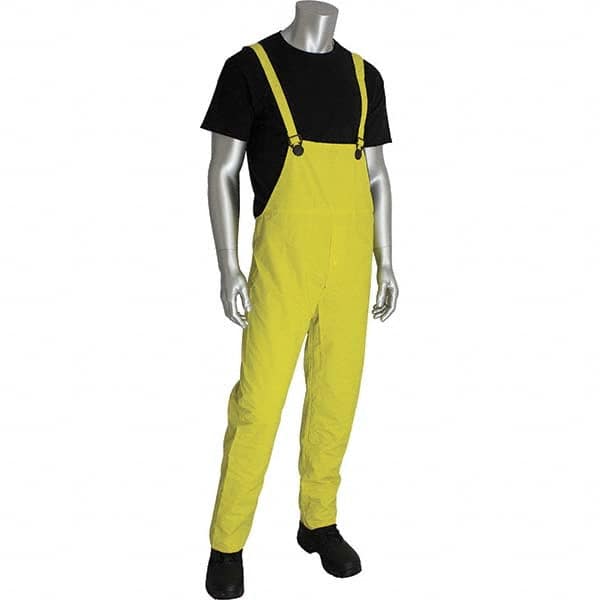 Rain Bib Overalls: Size 5X-Large, Polyester & Polyvinylchloride MPN:201-350B/5X