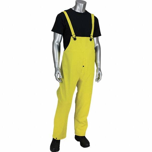 Rain Bib Overalls: Size 2X-Large, Polyester & Polyvinylchloride MPN:201-650B/2X