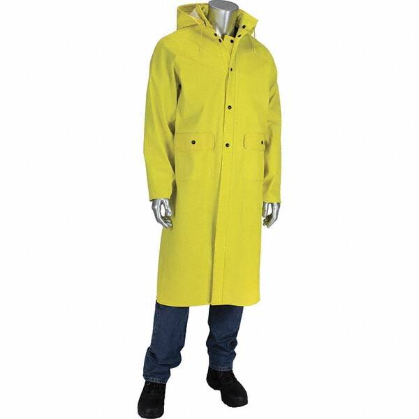 Rain Jacket: Size 4X-Large, Yellow, Polyester MPN:201-650C/4X