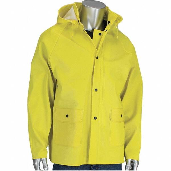 Rain Jacket: Size 2X-Large, Yellow, Polyester MPN:201-650J/2X