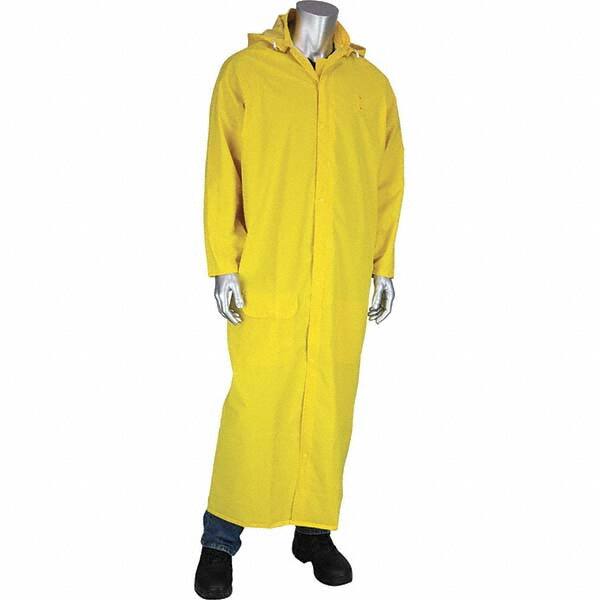 Rain Jacket: Size Medium, Yellow, Polyester MPN:205-320FR/M