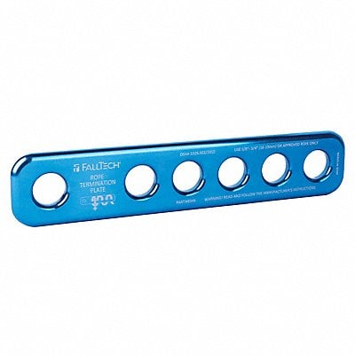 Rope Termination Plate 10 in H Blue MPN:8349