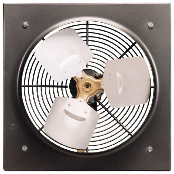 Exhaust Fans, Blade Size: 18, Drive Type: Direct, Blade Size: 18 in, Type of Enclosure: TEFC, CFM: 2500, Amperage Rating: 3.9, Rough Opening Width: 22 in MPN:2VLD18B1