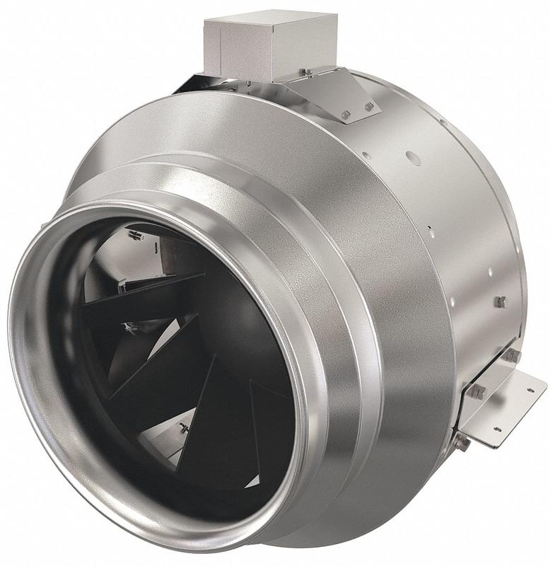 Steel 18 D 18.9 H 17.9 W Inline Duct Fan MPN:FKD 12XL