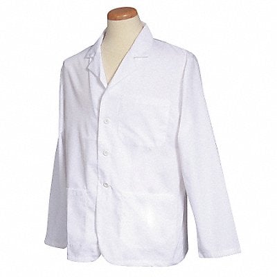 Lab Coat XS White 28-1/2 in L MPN:125 XS