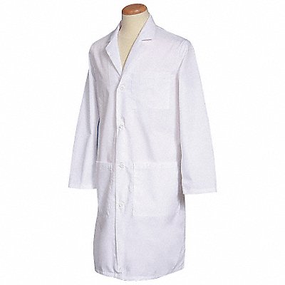 Lab Coat XL White 42-1/4 in L MPN:3495 XL