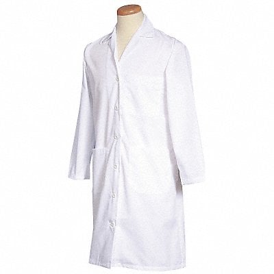 Lab Coat XS White 39-1/2 in L MPN:400 XS