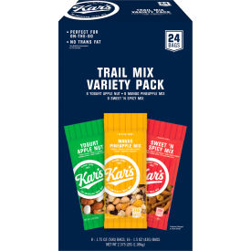 KAR'S Trail Mix Mixed Nuts Variety Pack 24 Count 28800012