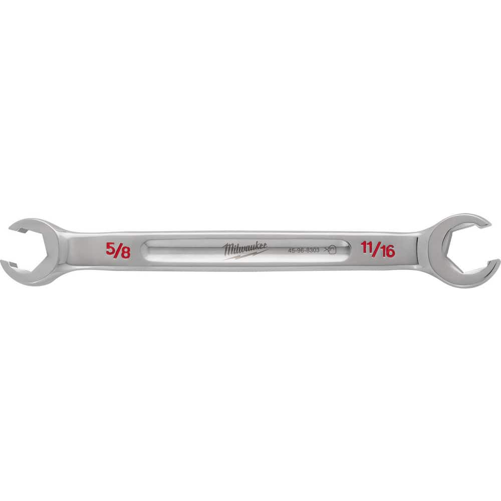 Flare Nut Wrenches, Wrench Type: Open End , Wrench Size: 5/8x11/16 in , Head Type: Straight , Double/Single End: Double , Opening Type: 6-Point Flare Nut  MPN:45-96-8303