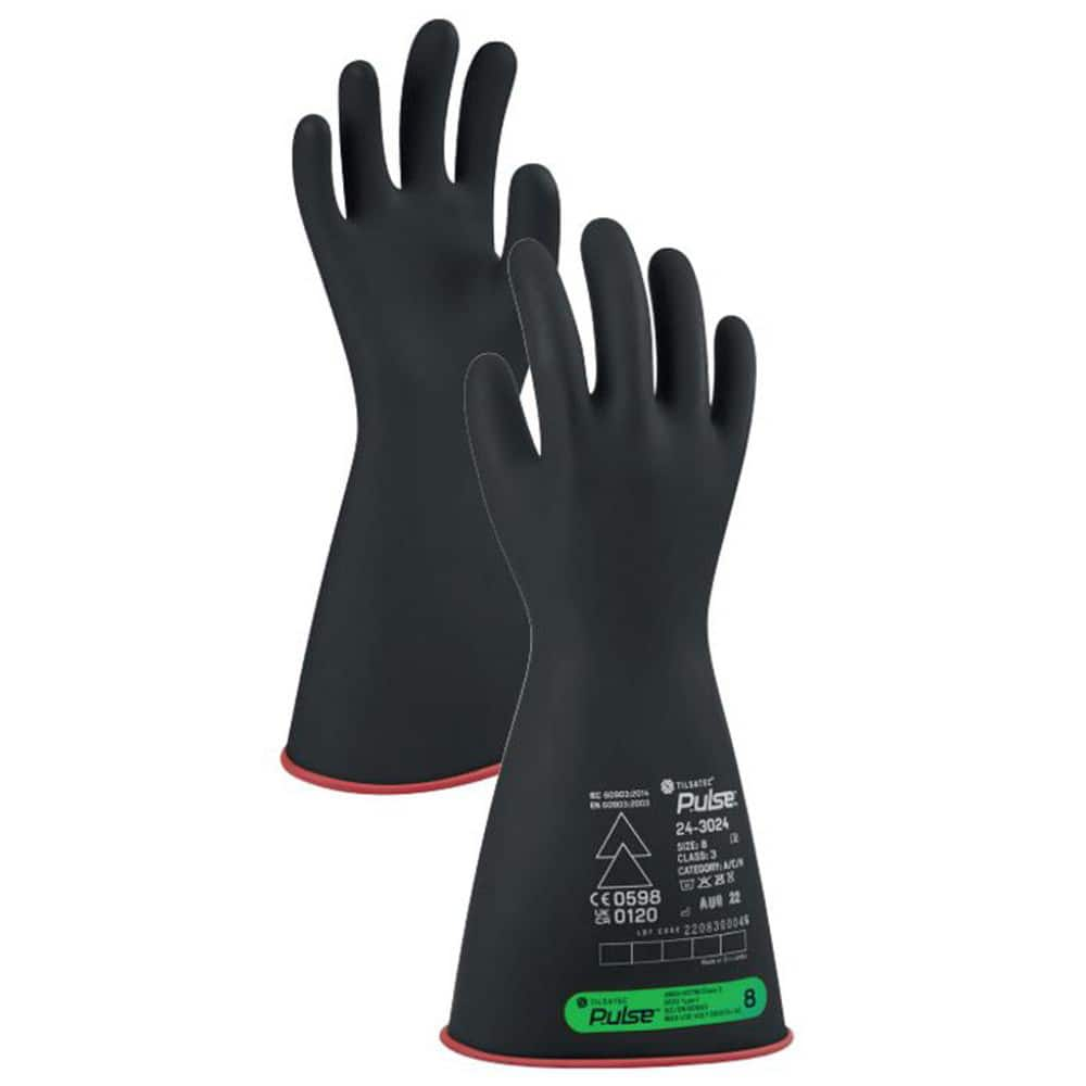 Electrical Protection Gloves & Leather Protectors, Glove Type: Electrical Protection Gloves , Primary Material: Natural Rubber , Numeric Size: 8  MPN:24-3024-080