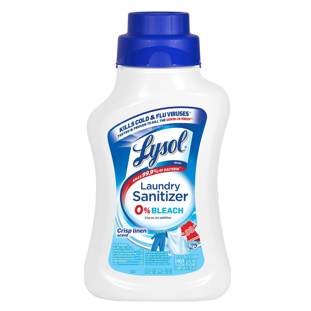 Lysol Laundry Sanitizer, Crisp Linen, 41 Oz, Carton Of 6 Bottles (Min Order Qty 2) MPN:CB958711