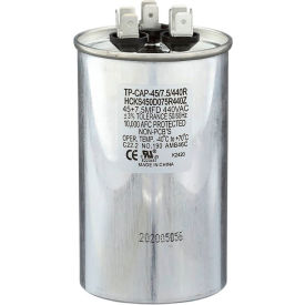 Tradepro® Run Capacitor 45 + 7.5 MFD 440V Round TP-CAP-45/7.5/440R