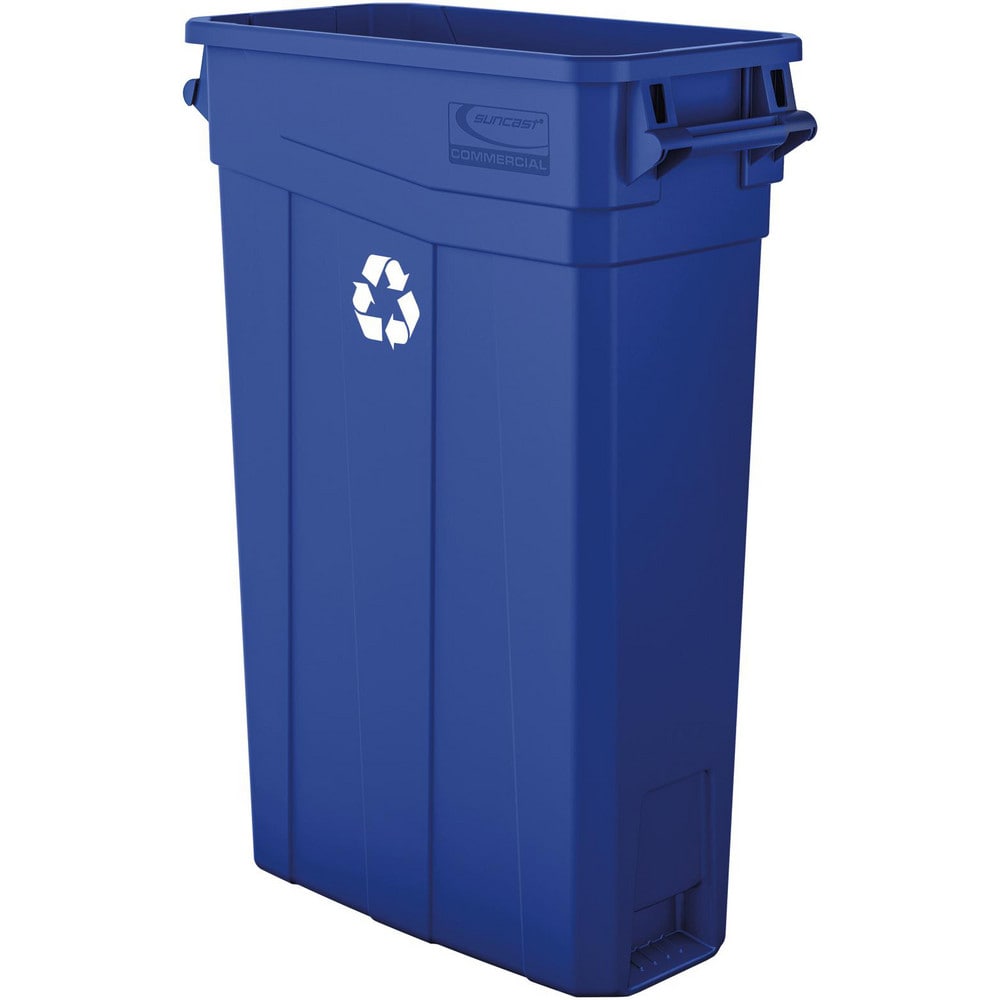 Trash Cans & Recycling Containers, Type: Recyclable , Container Capacity: 23 , Container Shape: Rectangle , Lid Type: None , Container Material: HDPE  MPN:TCNH2030BLR