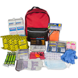 Ready America® 3 Day Essential Emergency Survival Kit 4 Person Backpack 60 Pieces 70380