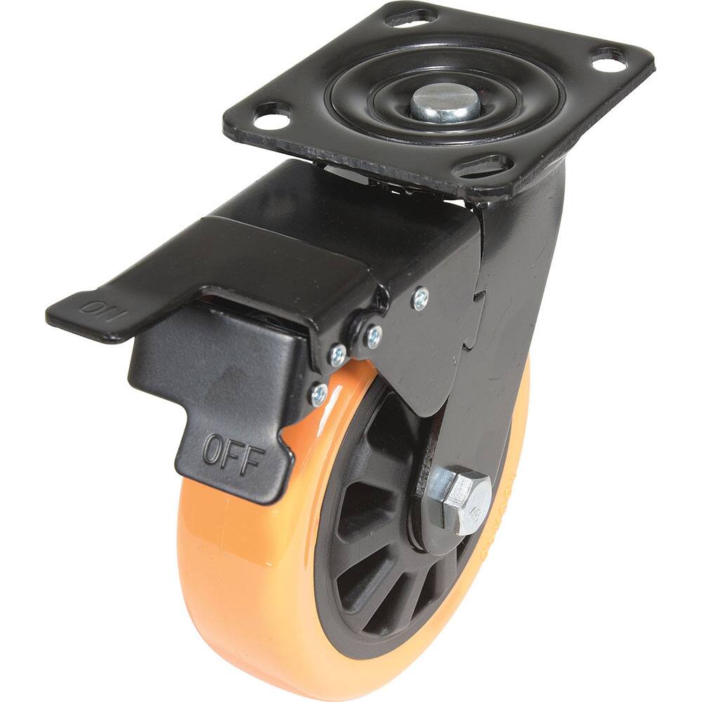 Standard Casters, Mount: With Holes, Bearing Type: Ball, Wheel Diameter (Inch): 6, Wheel Width (Inch): 2, Load Capacity (Lb. - 3 Decimals): 836.000 MPN:CST-BN-6X2PUP-S