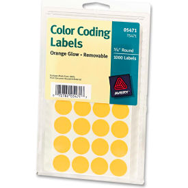 Avery® Print or Write Removable Color-Coding Labels 3/4