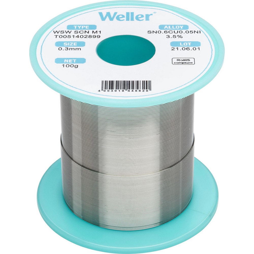 Solder, Solder Type: Silver Free , Material: Alloy , Container Type: Spool , Container Size: 100 g , Application: Electric, Electronic, Repair, Solder Robot MPN:T0051402899